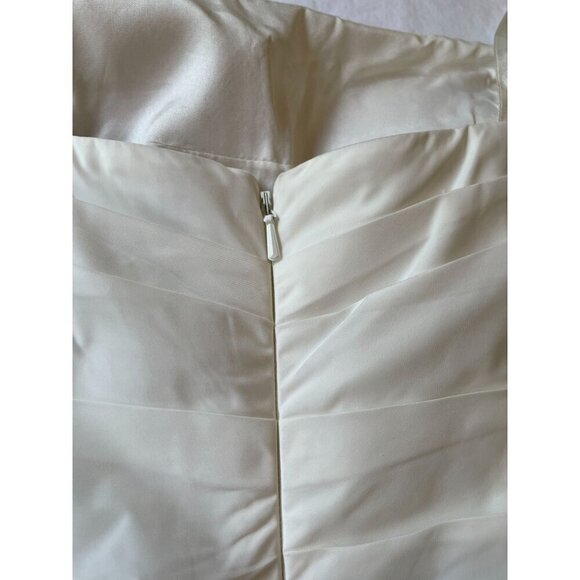 Max And Cleo Women's Dress Size 2 Ivory & Black Sleeveless Polyester/Rayon Blend - Picture 8 of 8